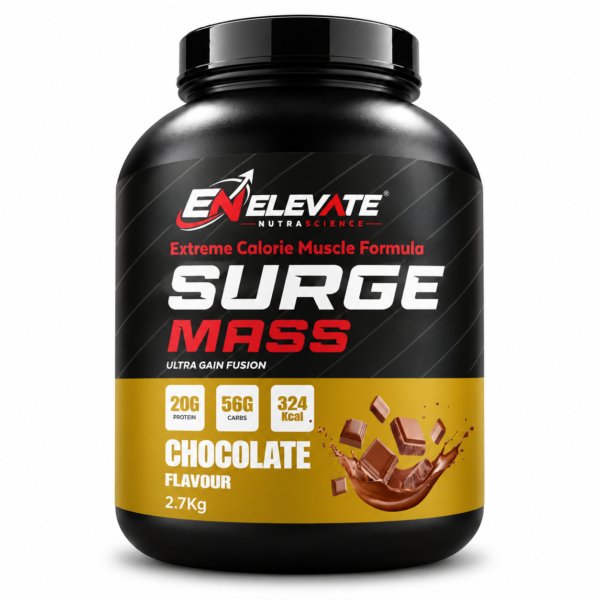 Mackup 8 Elevate Nutrascience Surge Mass Gainer 6lbs / 2.7kg Chocolate